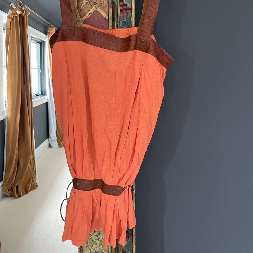 Orange Sleeveless Lauren Moffatt top